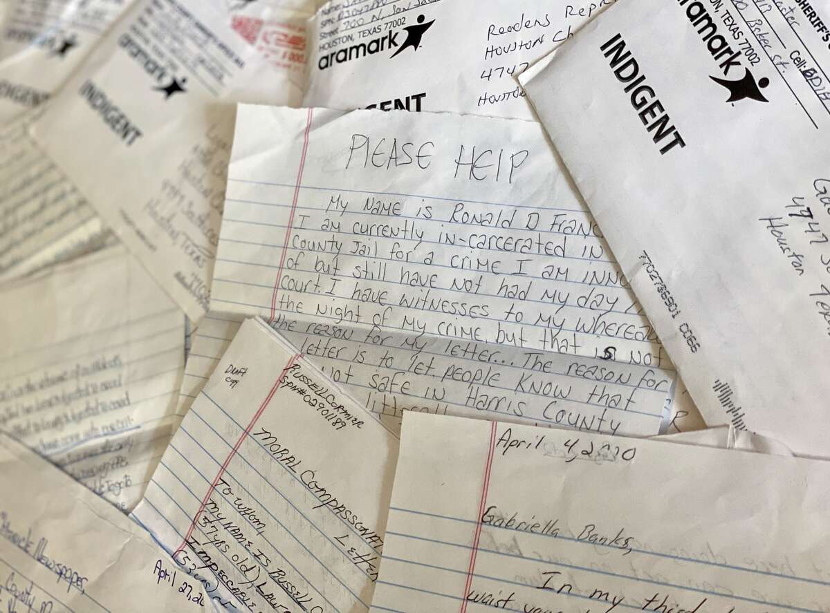 Dozens of inmates sent letters to the Houston Chronicle describing what life has been like in the Harris County Jail during the coronavirus pandemic.
