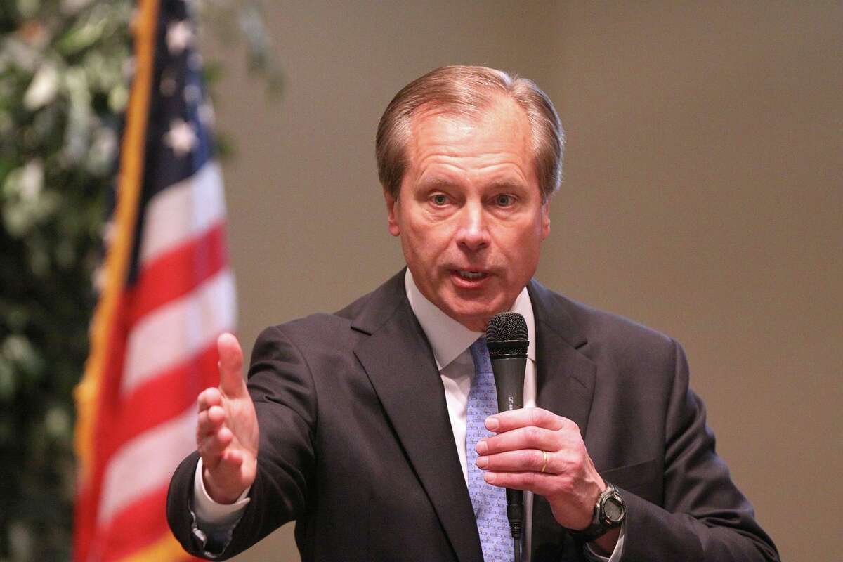 Former Lt. Gov. David Dewhurst, 74, suffered two fractured ribs after he was allegedly attacked by his girlfriend, who was charged with injury to an elderly person, a third-degree felony in Texas.