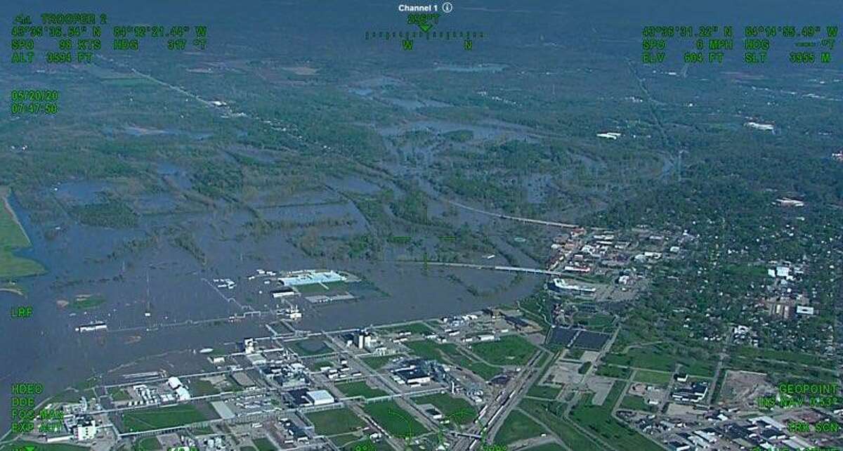 The Michigan State Police have been monitoring the flooding around Midland County.