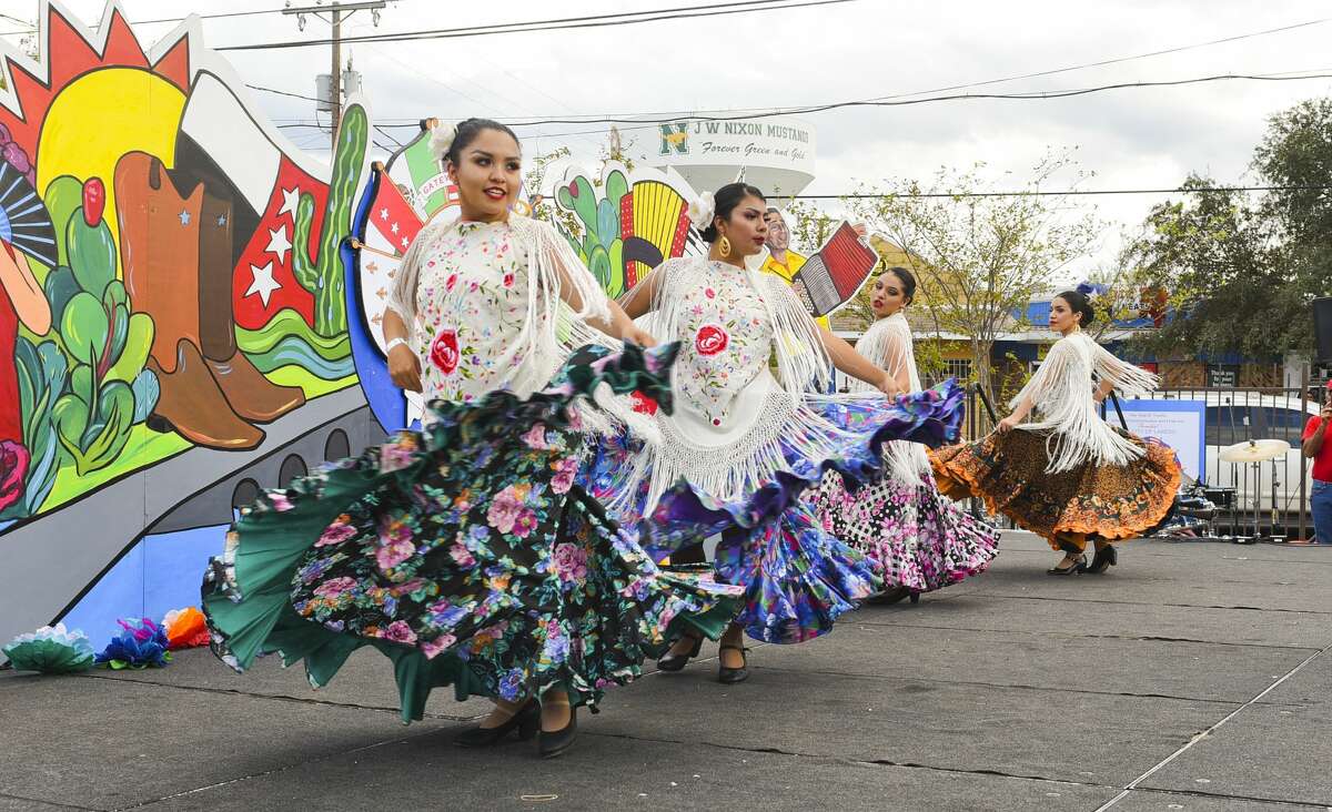 The Vidal M. Trevino  School of Communications and Fine Arts Flamenco Company perform traditional dances, Tuesday, Oct. 29, 2019, during the Hispanic Festival 2019 at the VMT School of Communications & Fine Arts.