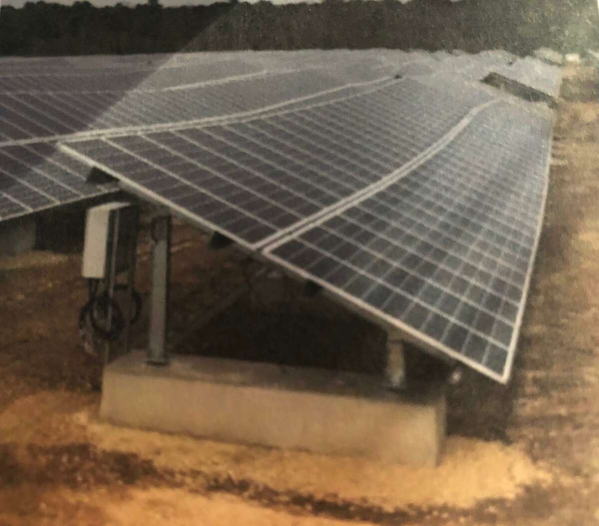 This is an example of RBI solar ballast ground mount for a land fill in Brown Mills, N.J. This example was part of the application calling for a community solar garden off River Road.