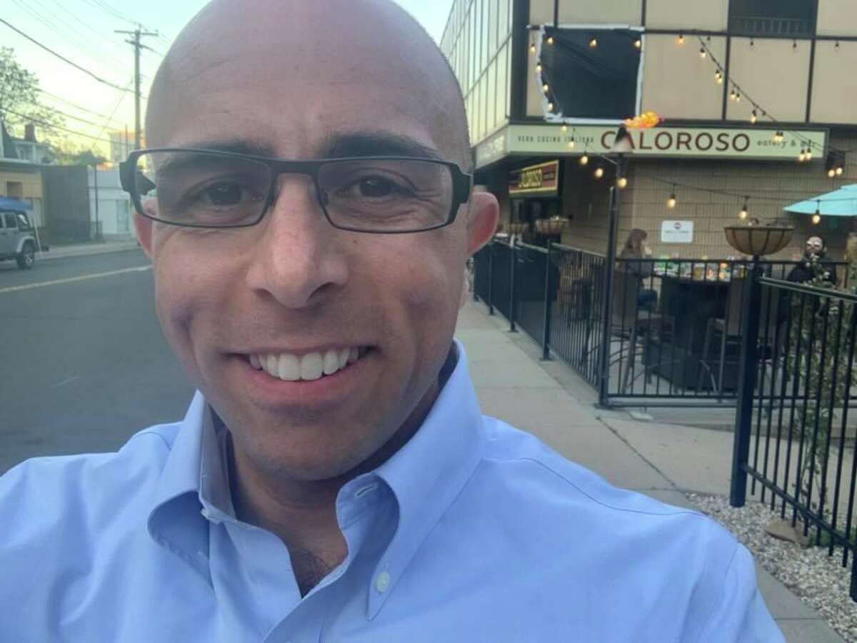 Jason Perillo was nominated by the Shelton Republican Town Committee as he seeks re-election to the state House. Perillo gave a remote acceptance speech Tuesday in front of Caloroso Eatery & Bar.