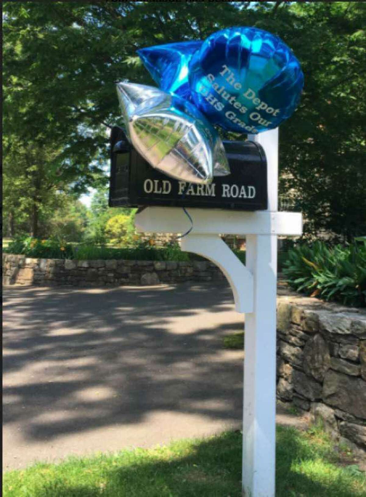The Depot believes in tradition more than ever this year. It is offering its annual balloon bouquet for Darien High seniors, and also yard signs for graduating Middlesex eighth graders.