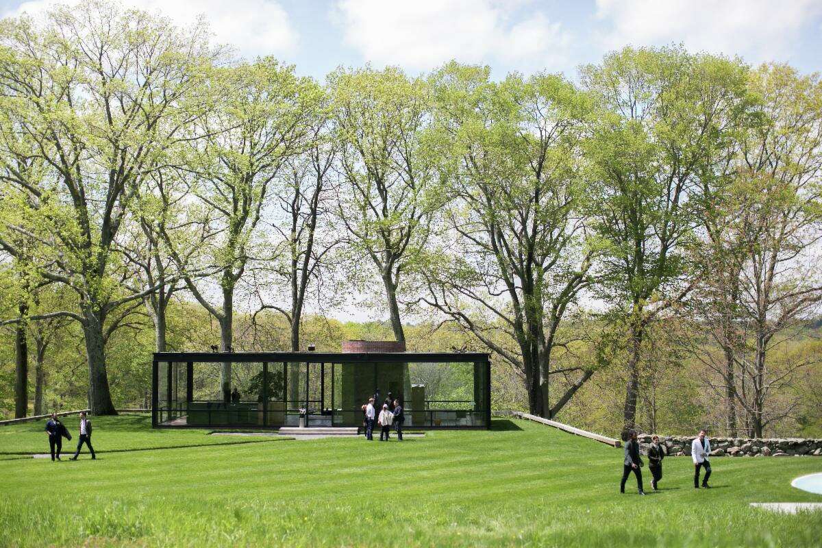 Philip Johnson’s Glass House property in New Canaan.