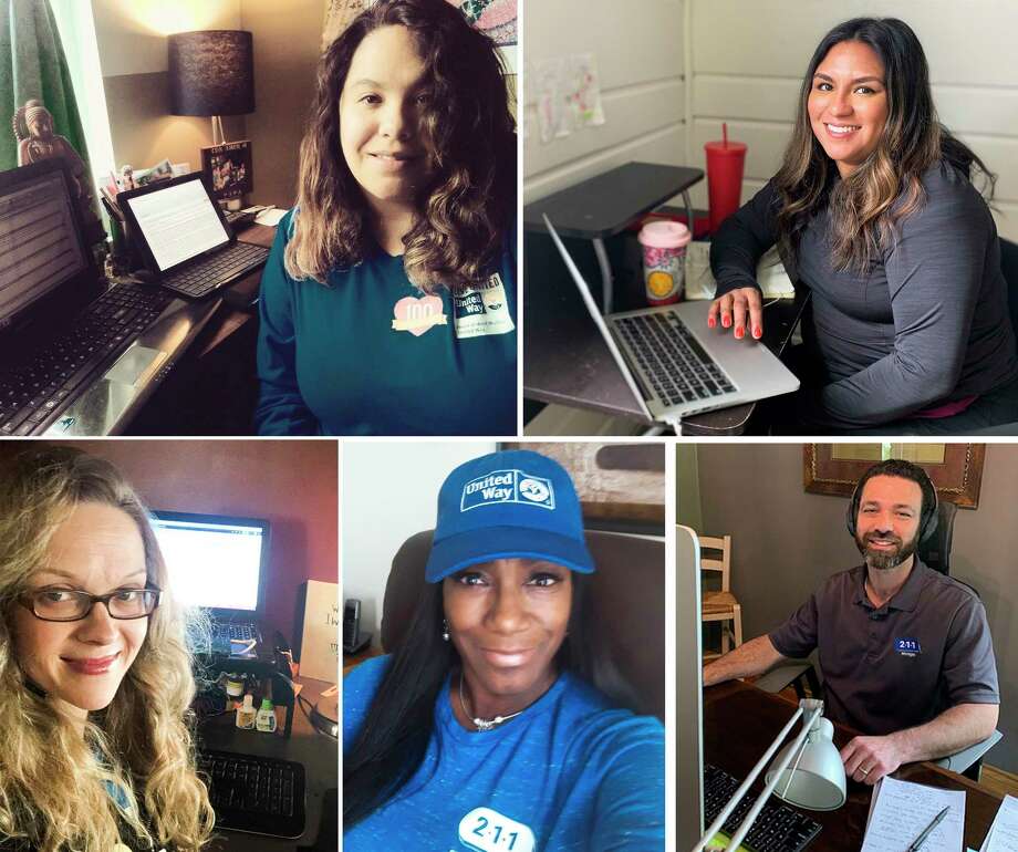 Clockwise from top left, 211 workers Rebeca Arredondo, Viri Rodriguez, Hassan Hammoud, Jozette Gaiters and Patty McGhee. (Photos provided)
