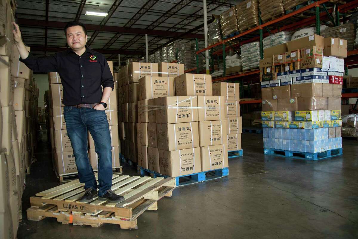 Jason Jing, president of Hao Spice, stands in his spice company's warehouse on Friday, May 22, 2020 in Sugar Land. Jing's company has been hit hard by the trade war with China. Texas Republicans are going all in on China, calling for a “fundamental rethinking” of the U.S. relationship with the nation they say dropped a “biological bomb” on the world with the coronavirus outbreak. It’s rhetoric that will only increase as the November election gets closer, as Senate Republicans’ official political playbook calls for focusing on China to take the heat off the Trump administration.