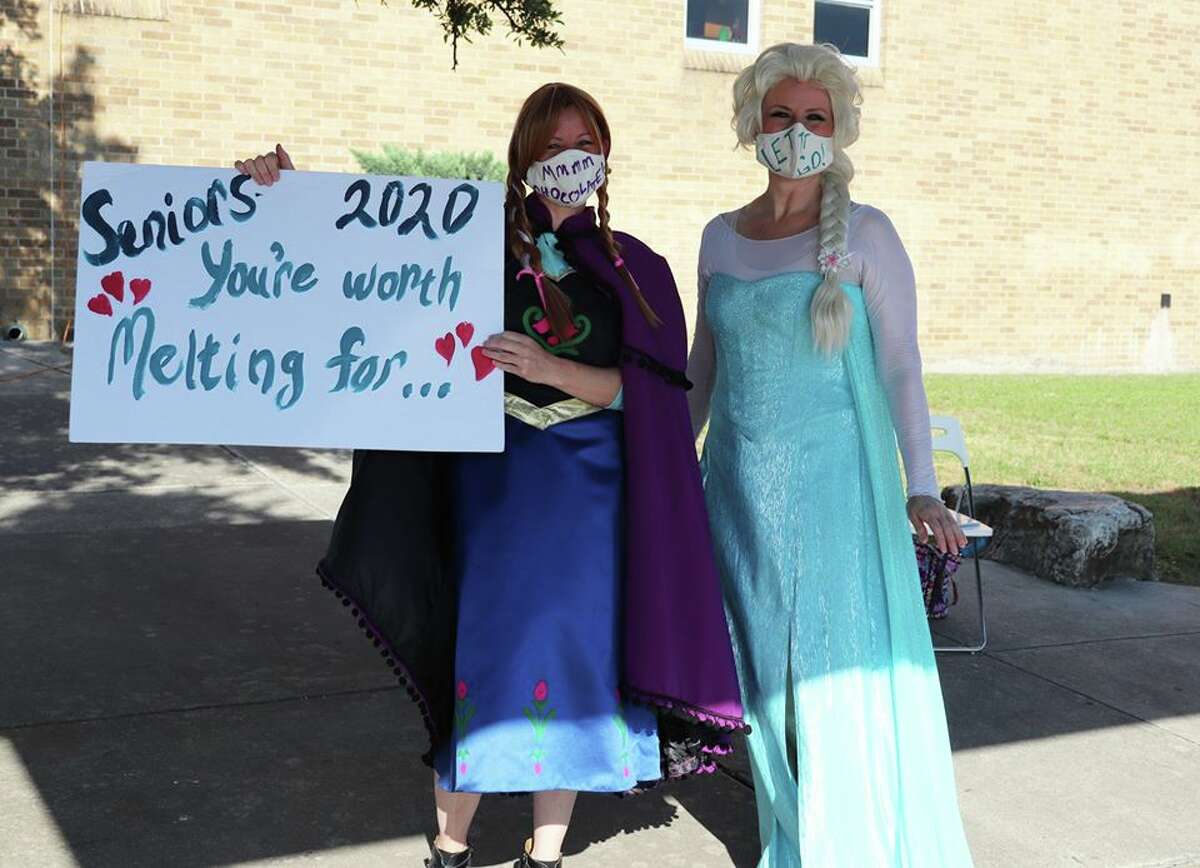 Northside ISD has shared photos of seniors picking up their cap and gown. The coronavirus pandemic has altered graduation plans, but the school district has tried to make it as memorable as possible.