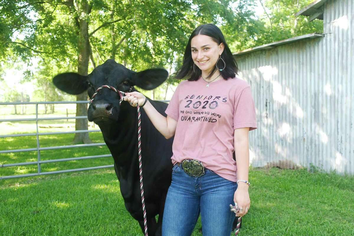 Friendswood High School graduating senior Gracie Kempken says she was set to take Dixie, her show heifer, to her stall on March 11 at the Houston Livestock Show and Rodeo when the event was shut down because of concern about the the novel coronavirus pandemic. “We had been there for eight hours, waiting to load in, but I knew people who had driven eight hours to get to Houston, and now they were having to drive back eight hours, without any sleep,” she says.