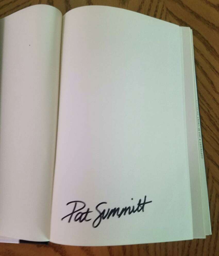 Autographe de Pat Summitt