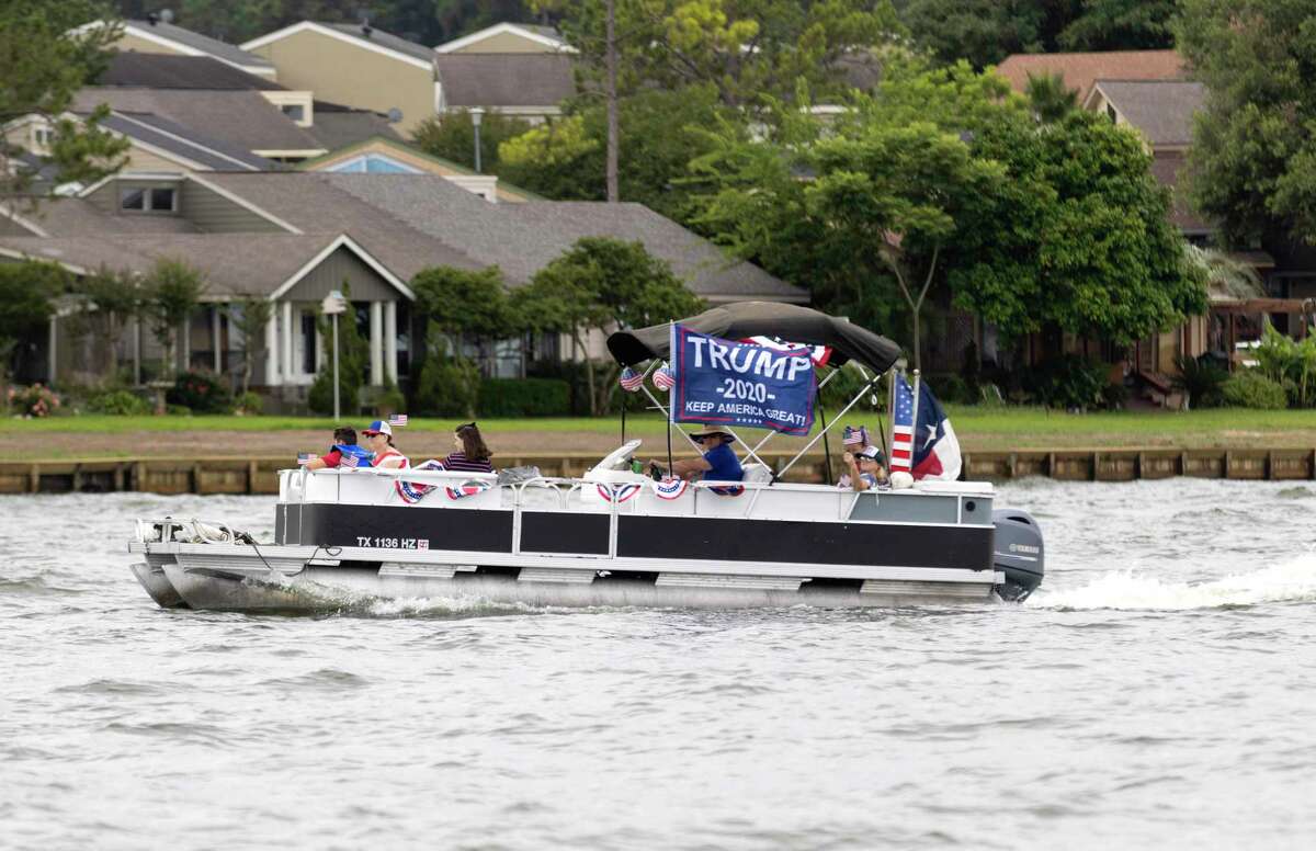 Visitors take their boats out at Lake Conroe in celebration of Memorial Day, Monday, May 25, 2020. Visitation has been sporadic throughout the Memorial Day weekend holiday due to COVID-19 and unpredictable weather in the area.