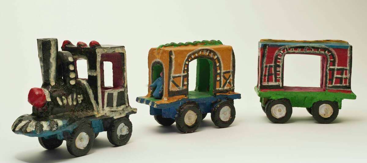 Mexican ceramicist Candelario Medrano’s “Toy Train”