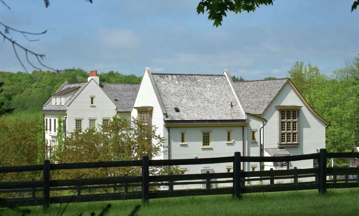 The main residence at Maple Hill Farm on Umpawaug Road in Redding, Conn., which was listed for sale in May 2020 for $19 million.