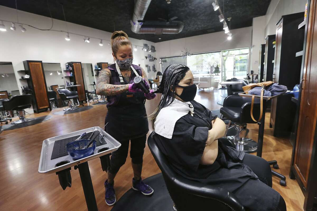 hair salons get OK to reopen in much of California