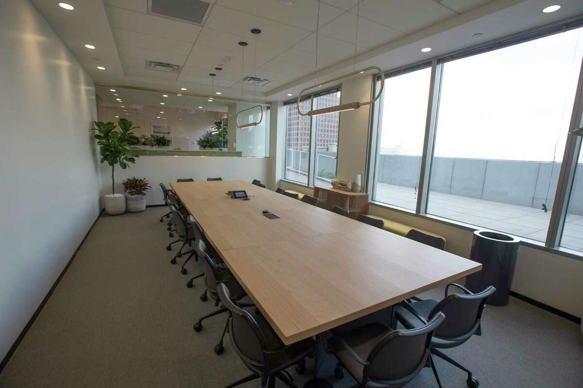 One of The Square conference room Thursday, March 12, 2020, in Houston.