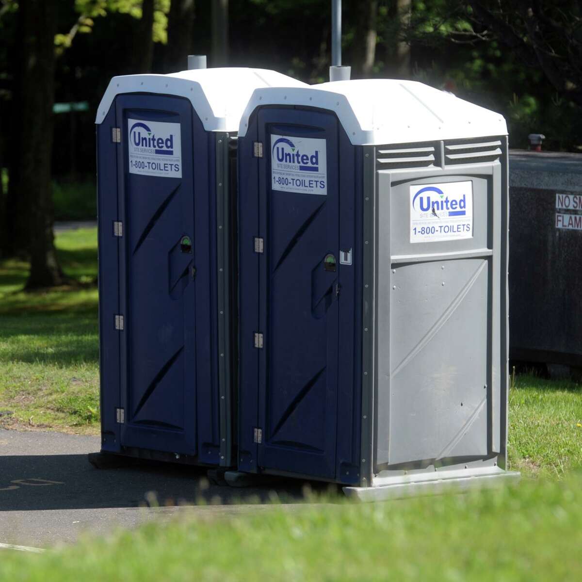 The portable toilets stationed at Shelton police headquarters have become the center of a complaint filed by the police union against the city.
