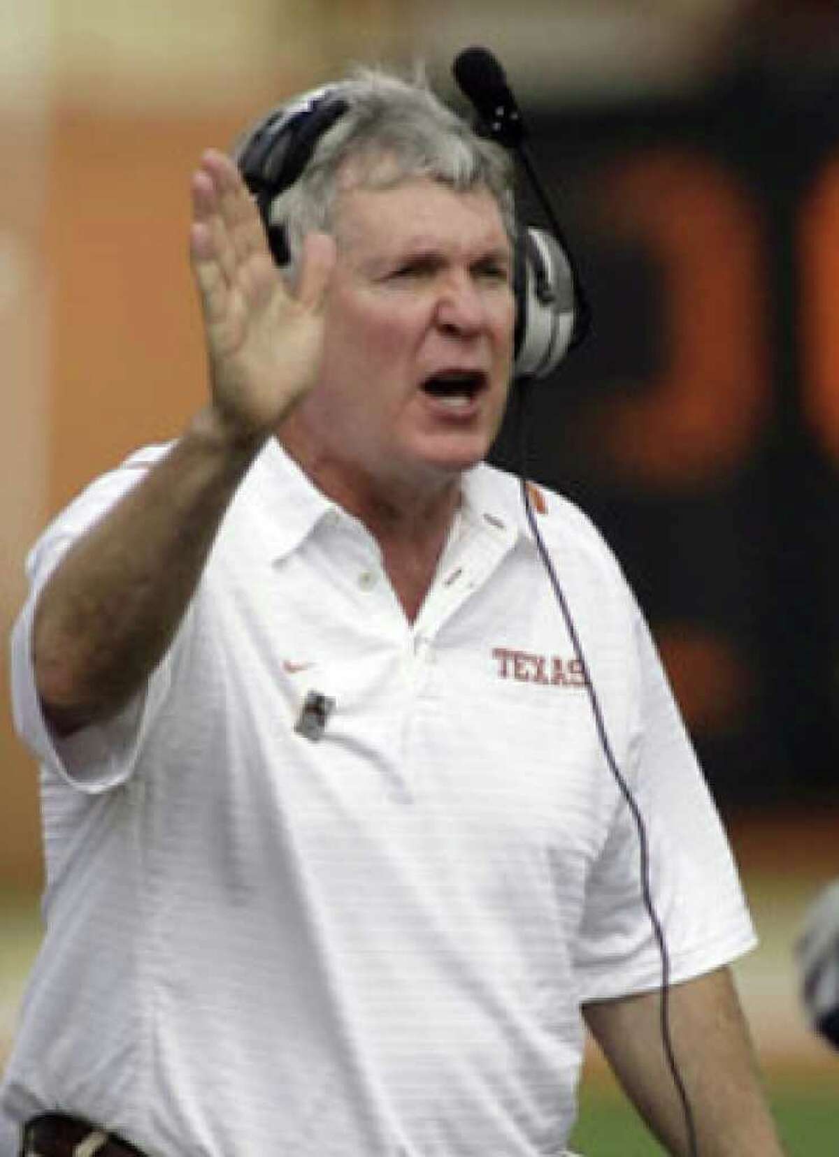 Mack Brown is trying to win his second national title as UT's head coach. He won his first in 2005.
