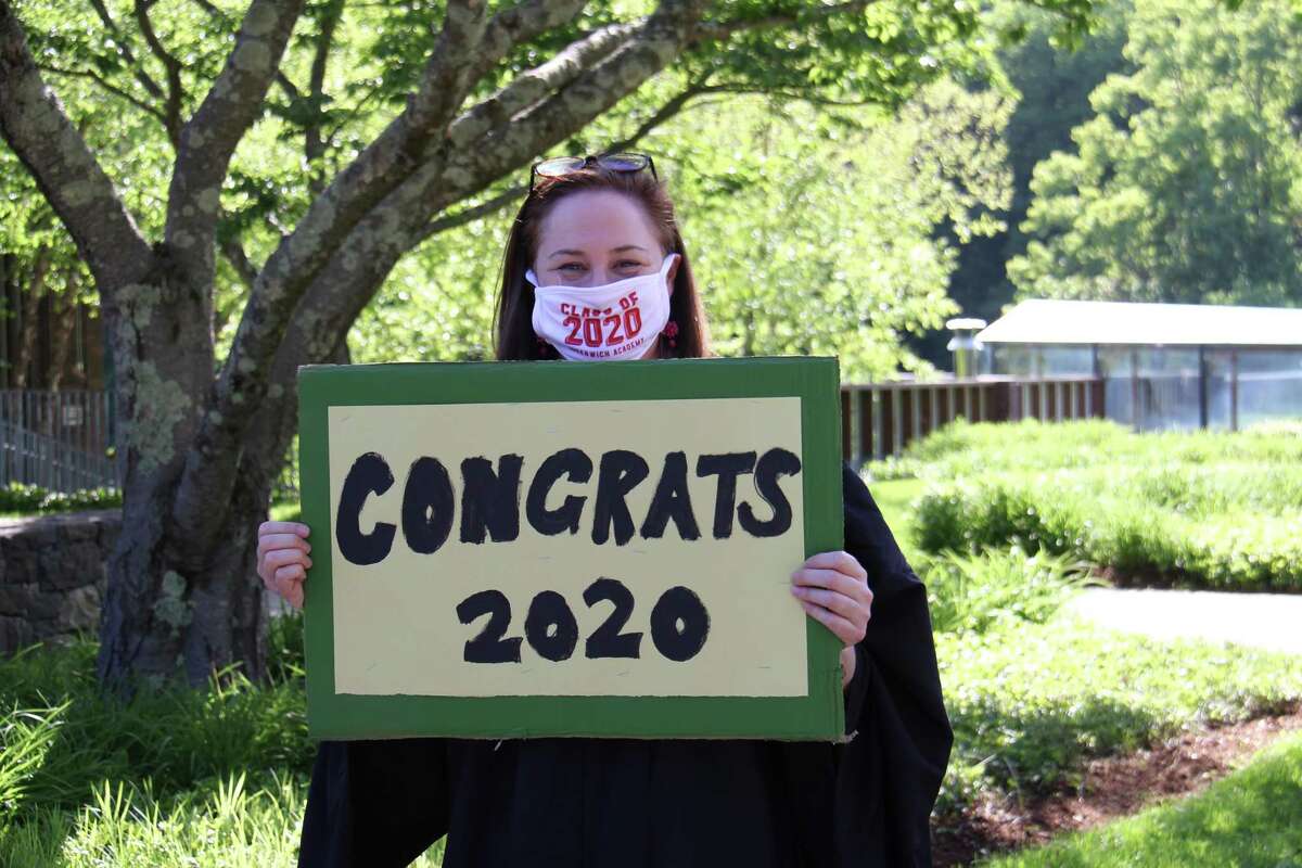 Greenwich Academy grads parade under sunny skies — social distancestyle