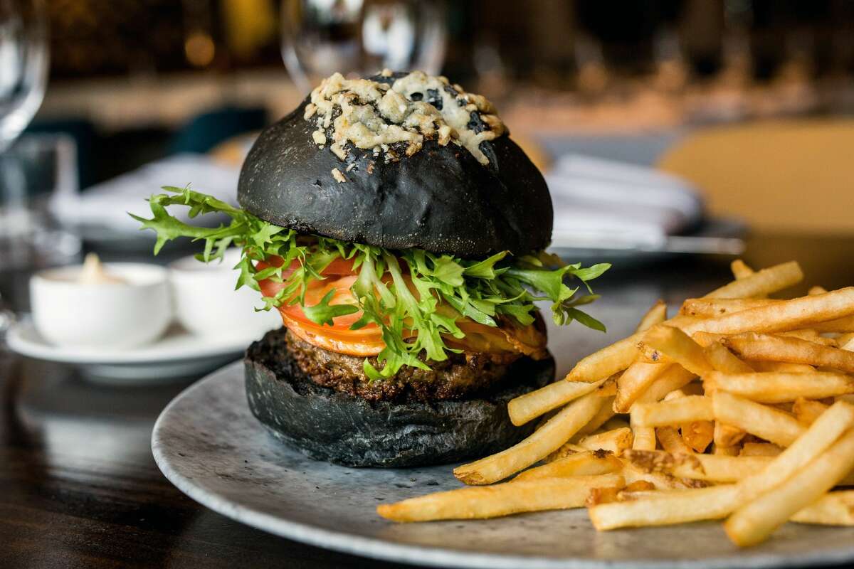The Doris Burger at Doris Metropolitan goes for the edgy aesthetics.