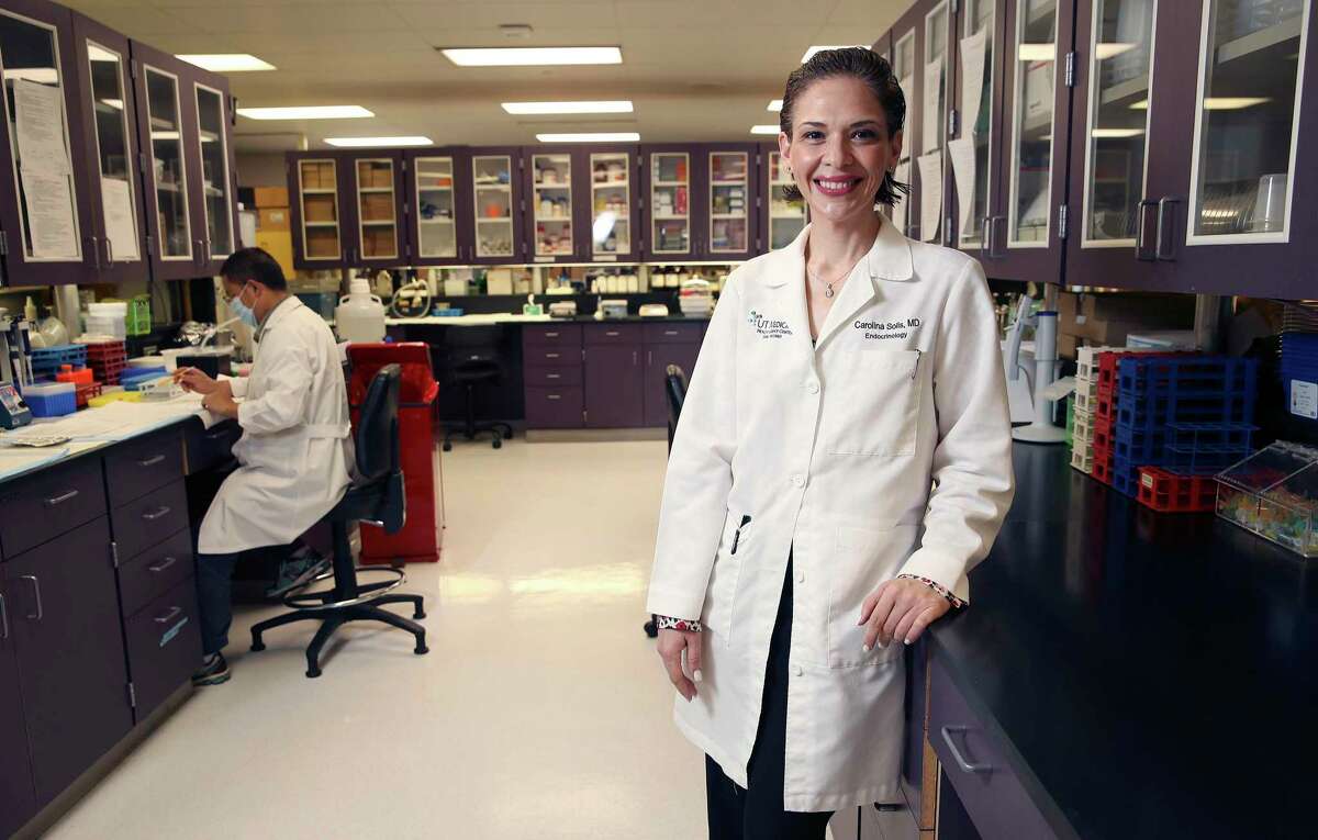 Dr. Carolina Solis-Herrera, a diabetes specialist with UT Health San Antonio, conducts research and sees patients at the Texas Diabetes Institute on the city's West Side. While doctors and researchers are still parsing the reasons why diabetics are more susceptible to complications from COVID-19, it's clear that they suffer more severe outcomes from a coronavirus infection.