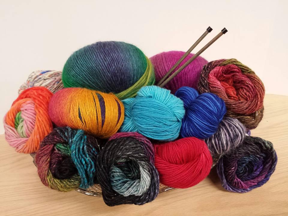 Wilton Bulletin Board Artists, knitting, puppets