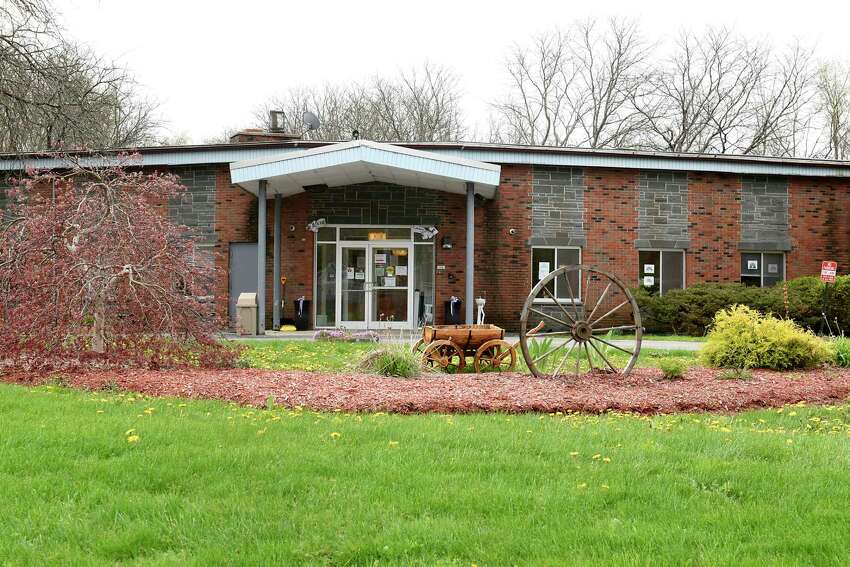 Exterior of The Grand Rehabilitation and Nursing at Guilderland on Wednesday, May 6, 2020 in Guilderland, N.Y. (Lori Van Buren/Times Union)