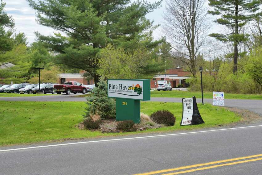 A view of the Pine Haven Nursing and Rehabilitation Center on Wednesday, May 6, 2020, in Philmont, N.Y. (Paul Buckowski/Times Union)