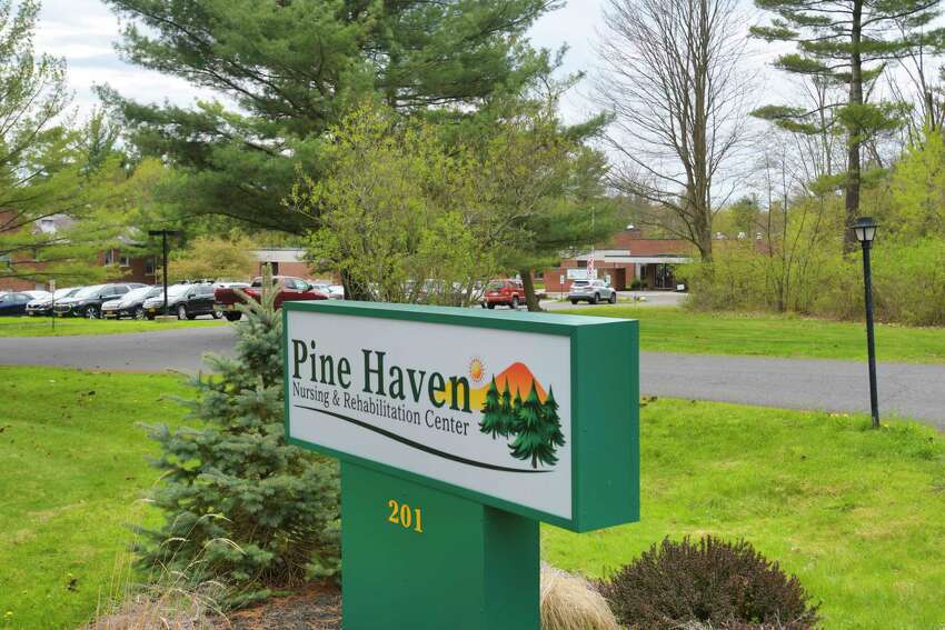 A view of the Pine Haven Nursing and Rehabilitation Center on Wednesday, May 6, 2020, in Philmont, N.Y. (Paul Buckowski/Times Union)