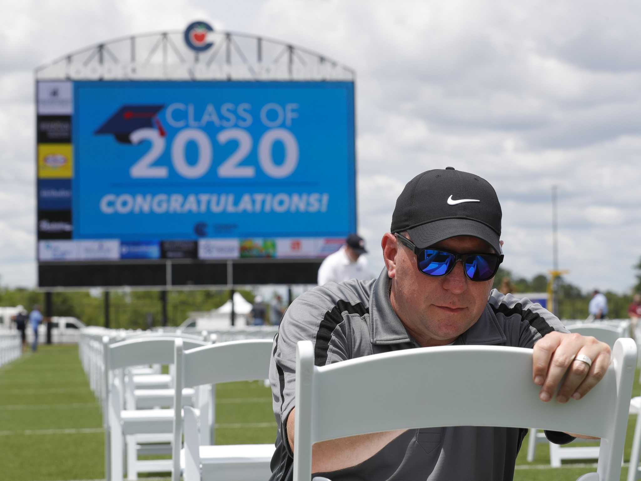 Woodforest Stadium allows Montgomery County schools to have a more normal graduation