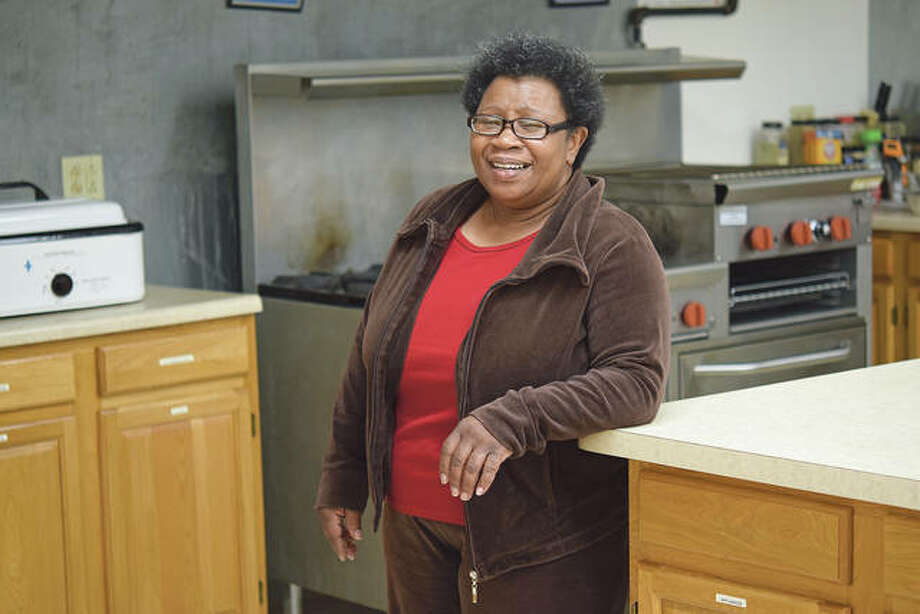 Polly Pulley inside the Spirit of Faith Soup Kitchen in Jacksonville. Photo: David Blanchette | Journal-Courier