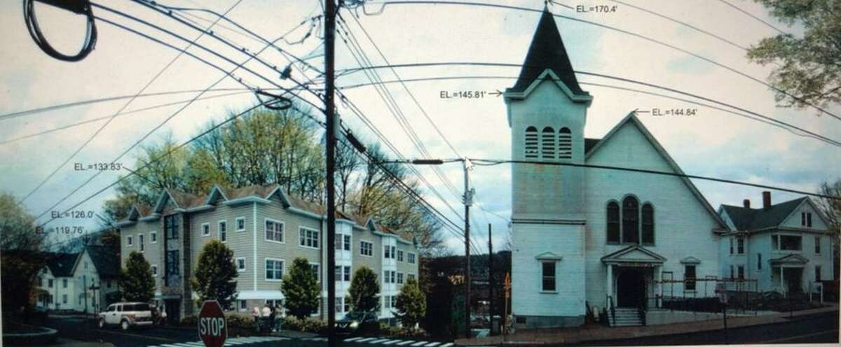 A rendering of the proposed phase two development of Cedar Village at Carrolls in Shelton.