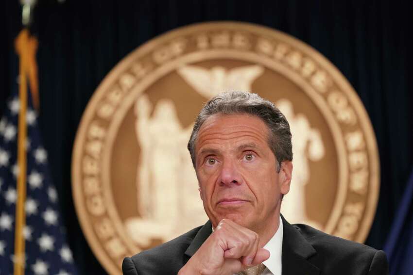 Gov. Andrew Cuomo delivers his daily coronavirus briefing on Monday June 1, 2020, during a press conference in New York. (Office of the Governor)