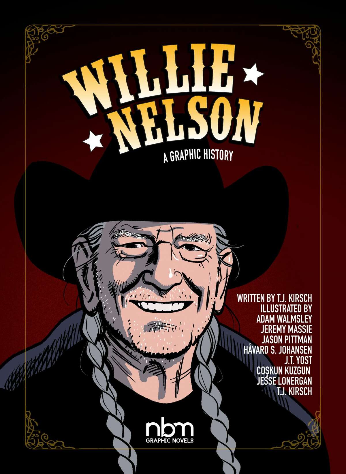 TJ Kirsch, of East Greenbush, authored a graphic novel on Willie Nelson.