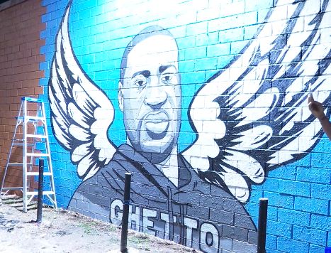 New mural honoring George Floyd on display in Houston's Third Ward