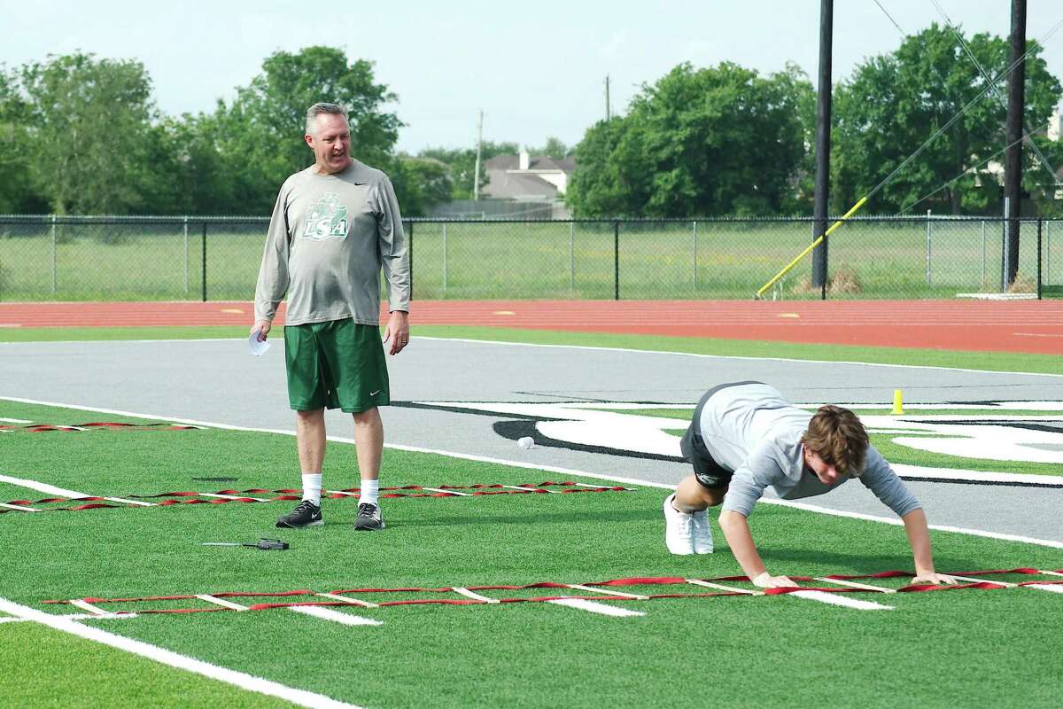 Lutheran South Academy football coach Don Justice has seen his team make strides this year after playing a young lineup the previous two seasons.