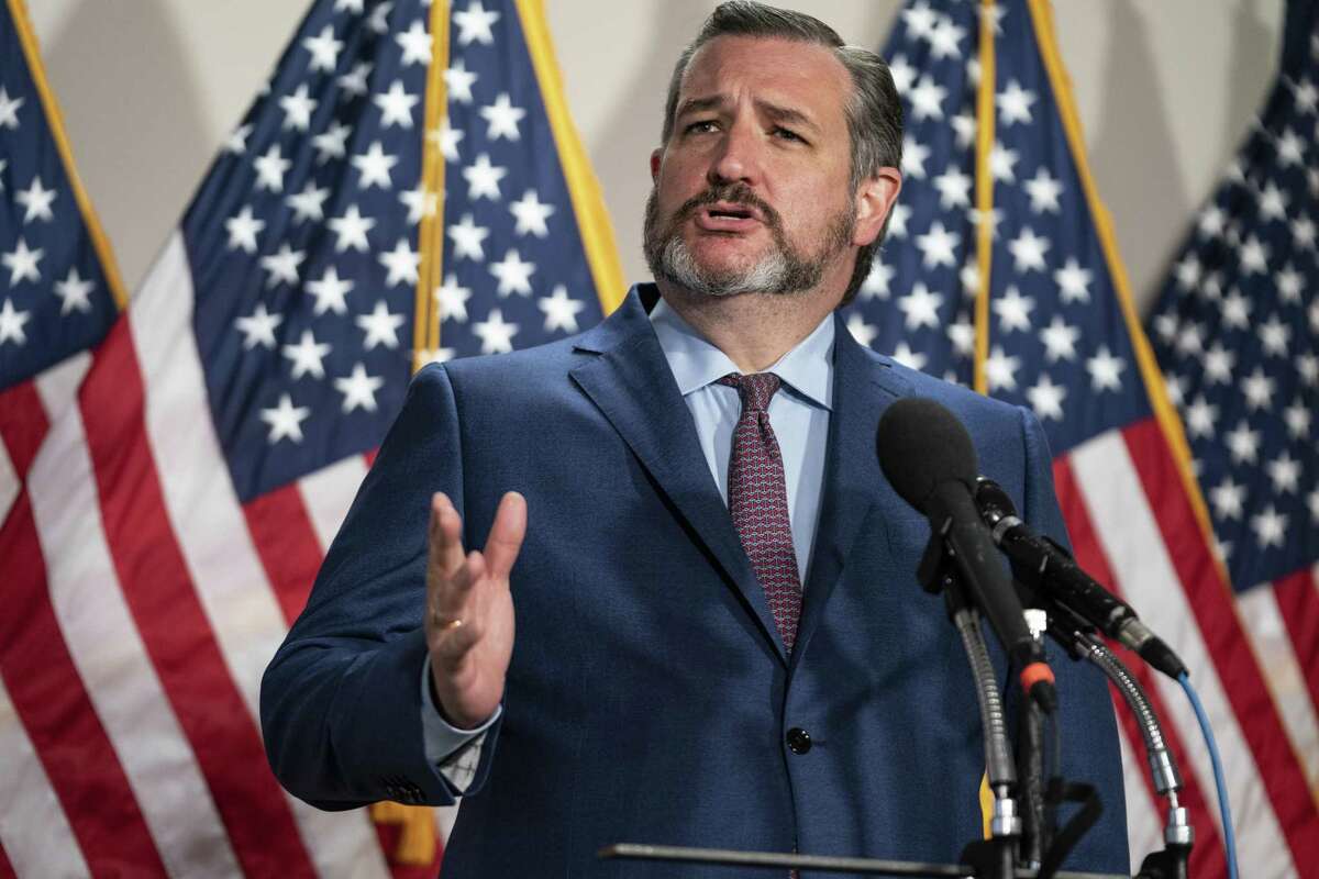 Senator Ted Cruz, a Republican from Texas, speaks during a news conference following the weekly Senate Republican caucus luncheon in Washington, D.C., U.S., on Tuesday, June 2, 2020. Senate Majority Leader Mitch McConnell will attempt to expedite approval of changes to the popular Paycheck Protection Program aimed at giving small businesses more flexibility in using the money from the fund, according to Senate aides. Photographer: Sarah Silbiger/Bloomberg