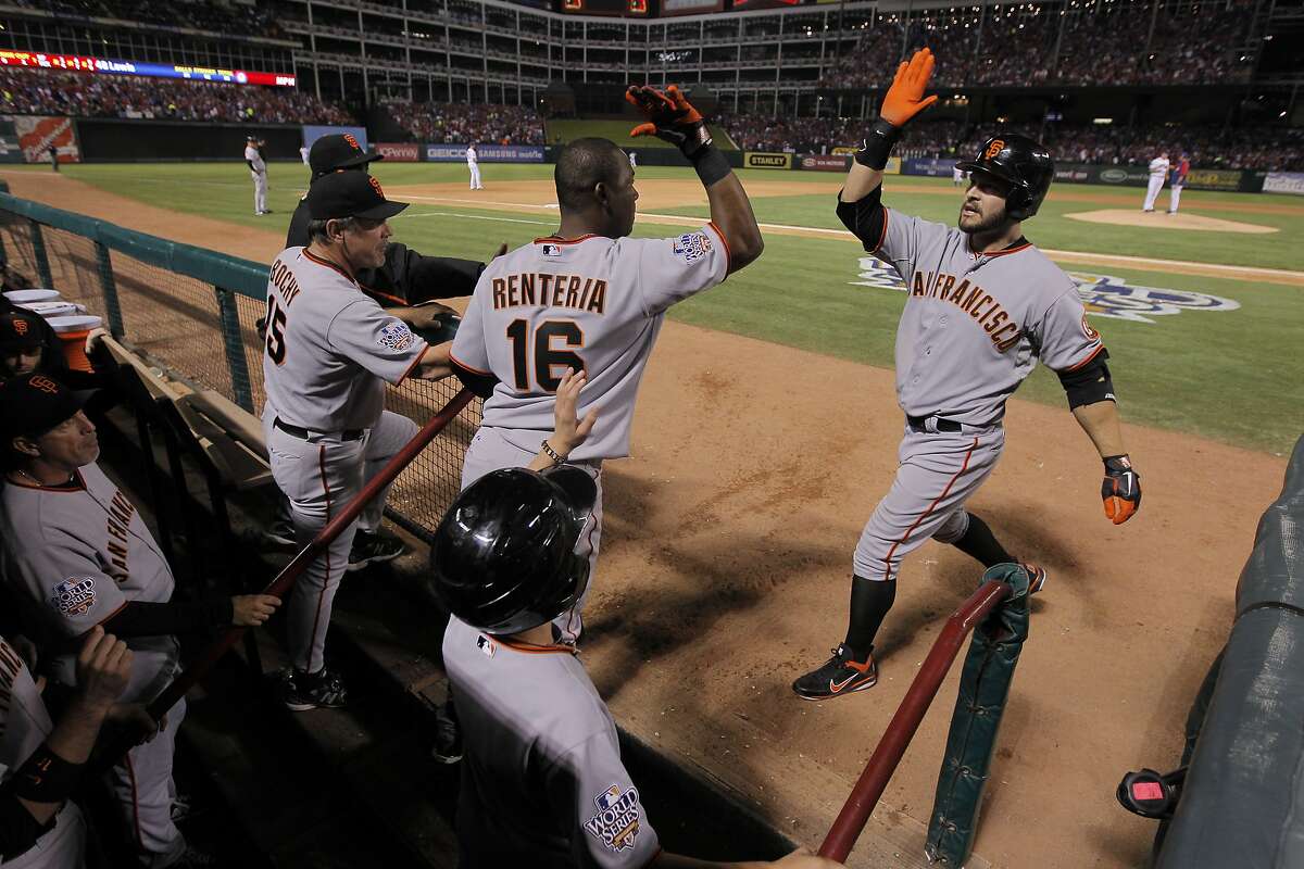 during game 3 of the 2010 World Series between the San Francisco