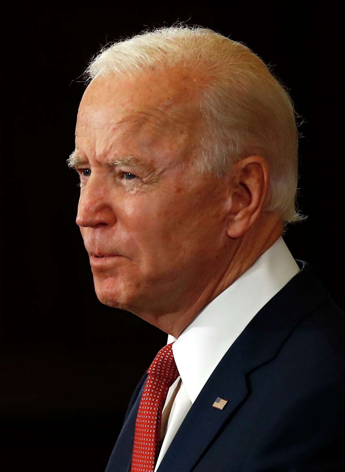 Democratic presidential candidate, former Vice President Joe Biden speaks in Philadelphia, Tuesday, June 2, 2020. (AP Photo/Matt Rourke)