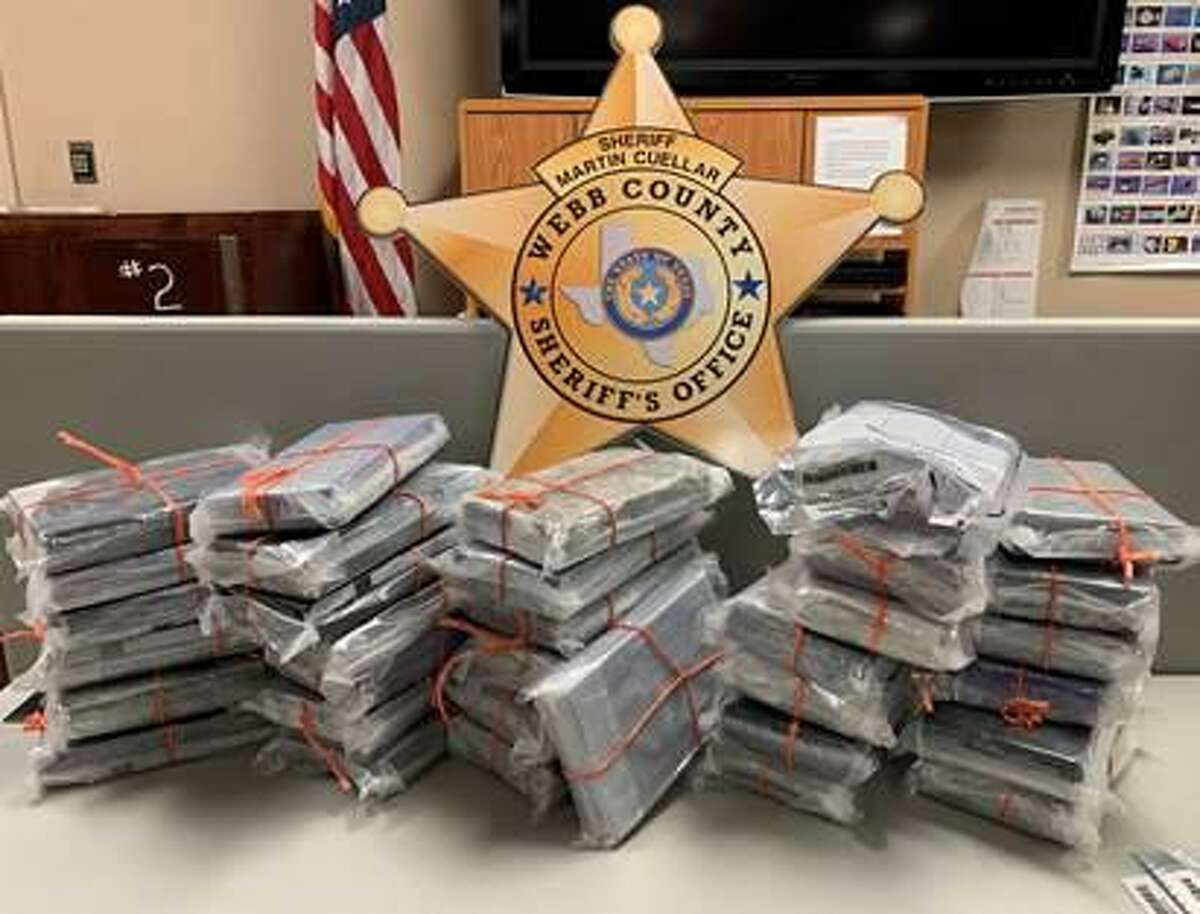 A total of 74 pounds of cocaine was found inside a vehicle recently after it was sold at auction.