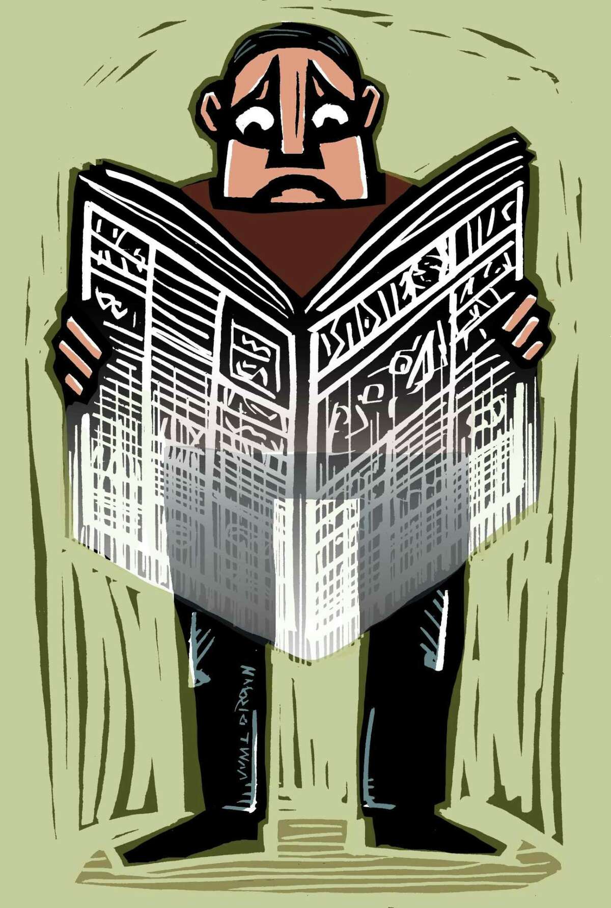 Illustration about journalism.