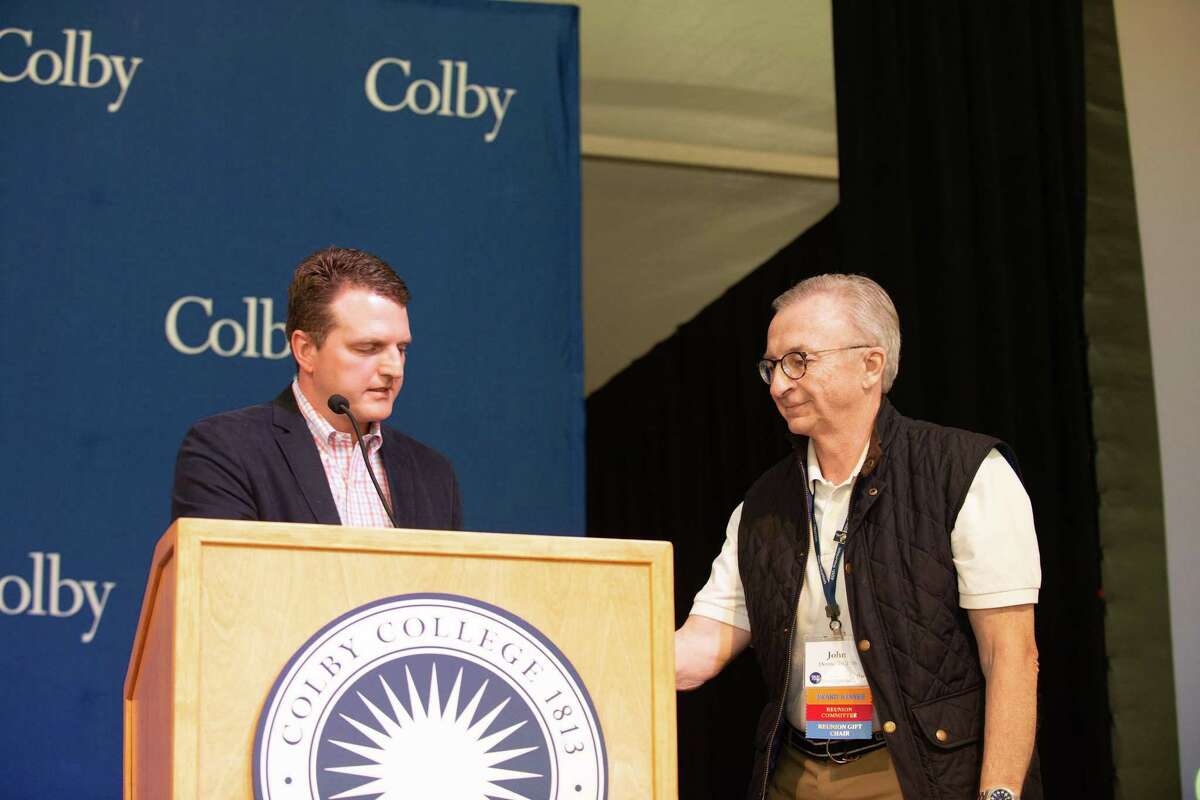 John B. Devine of Ridgefield Awarded Distinguished Service Award from Colby College in 2018.