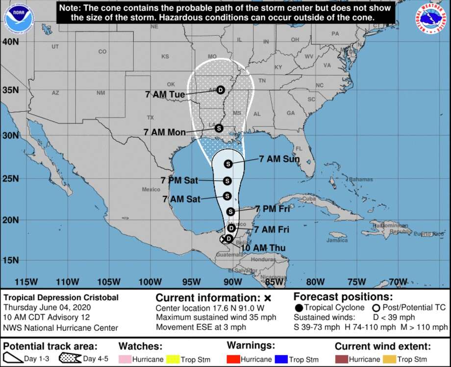 Tropical Storm Cristobal tracks toward Louisiana, but ‘there is still uncertainty’ - Houston ...