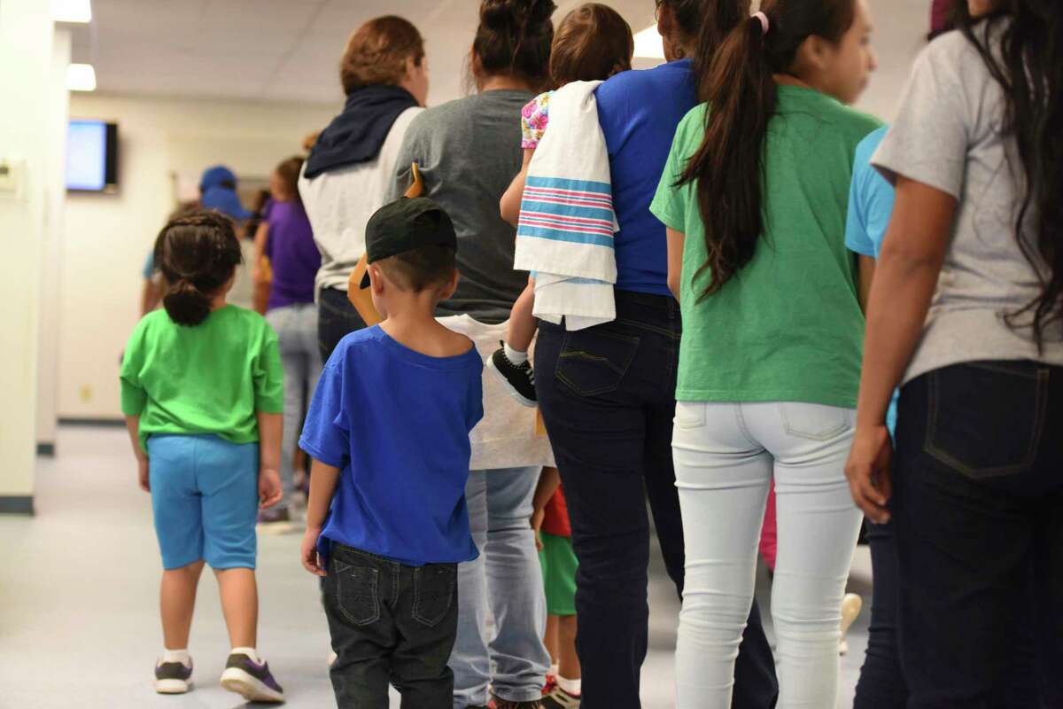 The South Texas Residential Center in Dilley is the largest of three immigrant family detention centers in the country. Immigration officials recently asked mothers to sign a form at the facility that would allow their children to be separated from them.