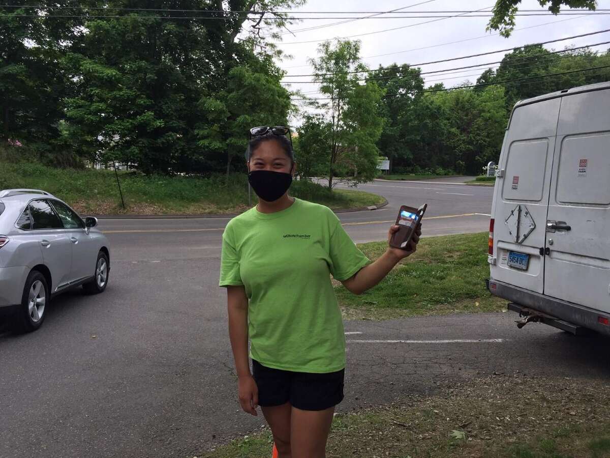 Camille Carriero said that residents who attend the outdoors farmers market may make their own choice on whether they would like to wear a mask or not.
