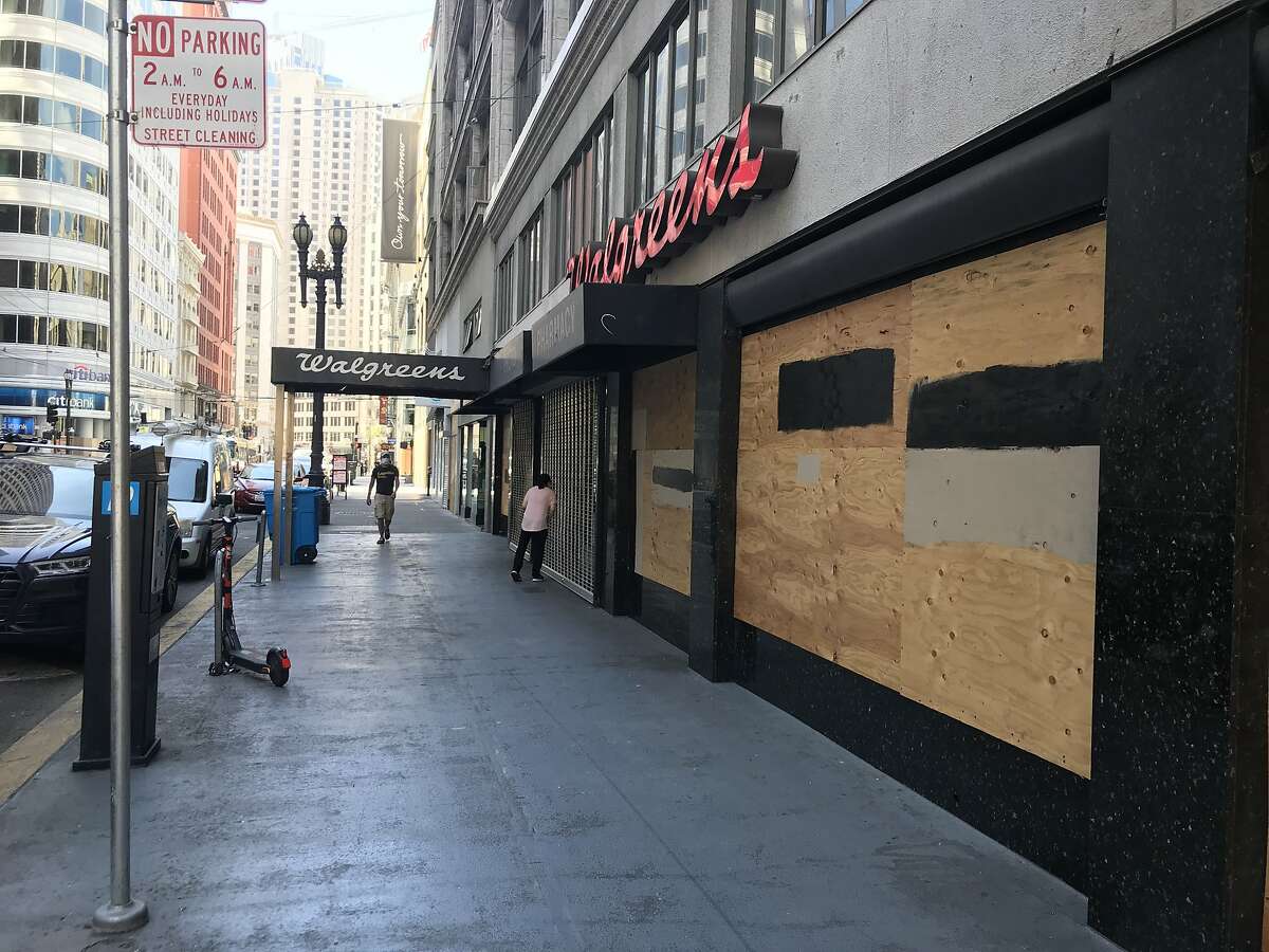 A Walgreens store on Kearny Street is closed for good, one of many stores ravaged by shoplifting. 