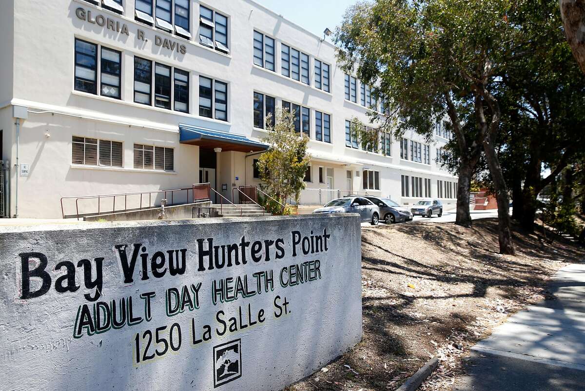 The building housing the Bayview Hunters Point Adult Day Health Center is seen on La Salle Street in San Francisco, Calif. on Thursday, June 4, 2020. Proposed cuts in the state budget could force the Bayview Hunters Point Adult Day Health Center to shut down.