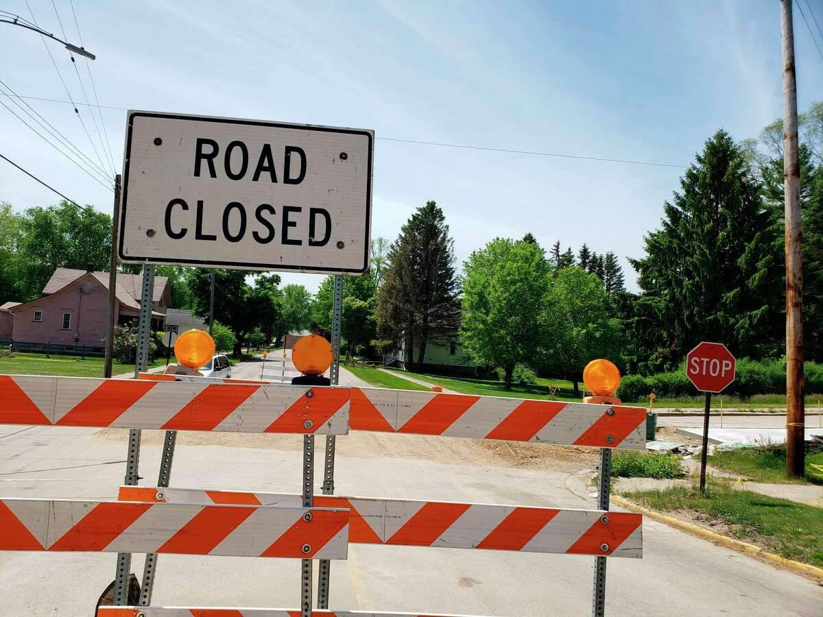 Last month, part of the city's construction work on Eighth Street stalled and Manistee City Council needed to weigh in on whether the plan could proceed by approving a change to the contract with Gerber Construction after it learned the eastbound lane on Eighth Street Hill had hidden issues. (Arielle Breen/News Advocate)