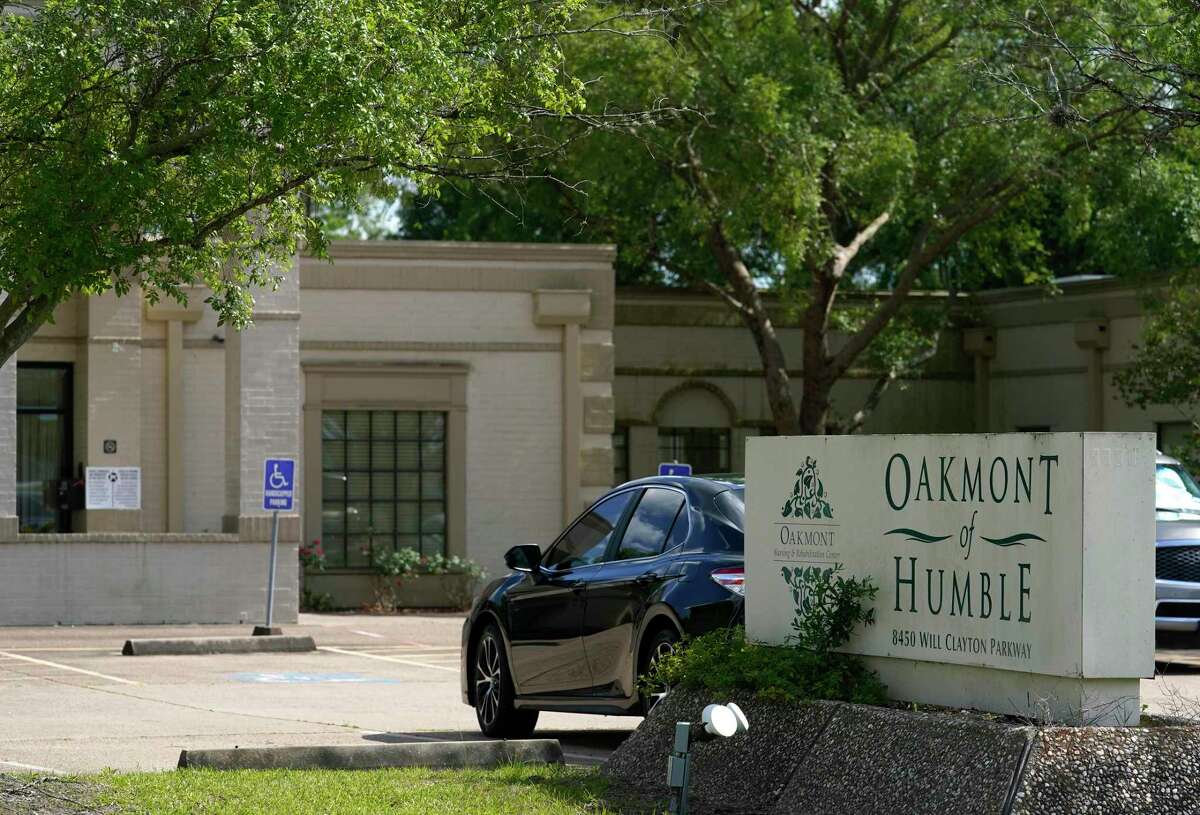 Oakmont Healthcare & Rehabilitation Center, 8450 Will Clayton Pkwy., is shown amid the Covid-19 pandemic Friday, June 5, 2020, in Humble. The facility reported 42 cases of COVID-19 among residents and 23 among staff, according to a new federal data set.