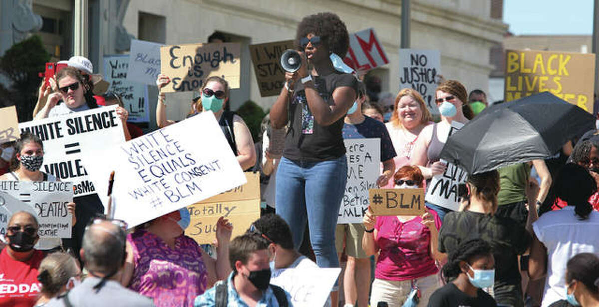 Hundreds Unite At Edwardsville Rally Saturday