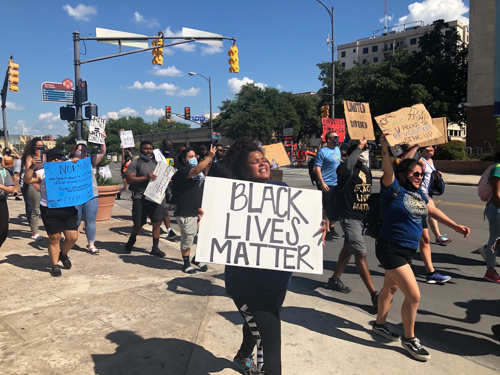 'Hard conversations': A full week of protests wraps up in downtown S.A.