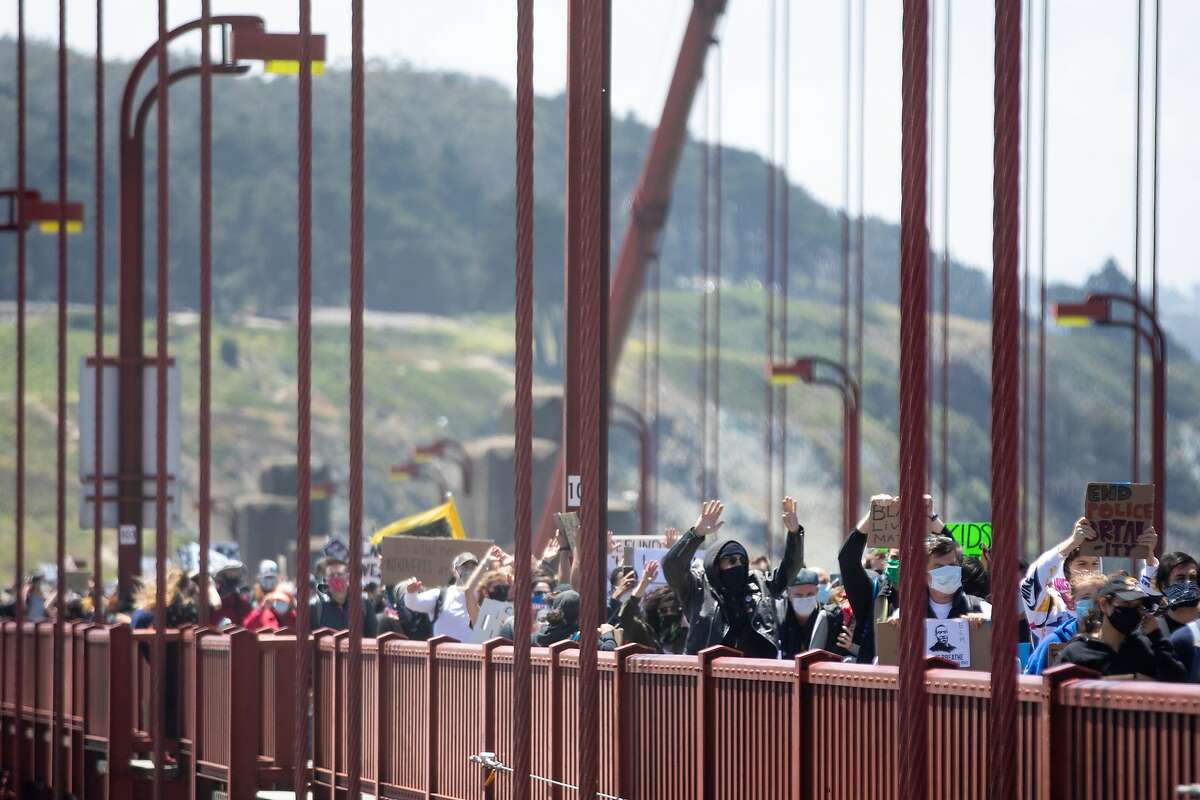 Protest March Ties Up Traffic On Golden Gate Bridge   1200x0 